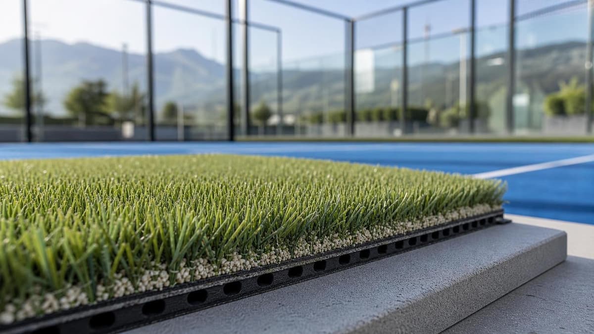 Caractéristiques techniques clés du gazon synthétique — Comment Choisir le Gazon Synthétique Idéal pour Votre Terrain de Padel : Guide Expert
