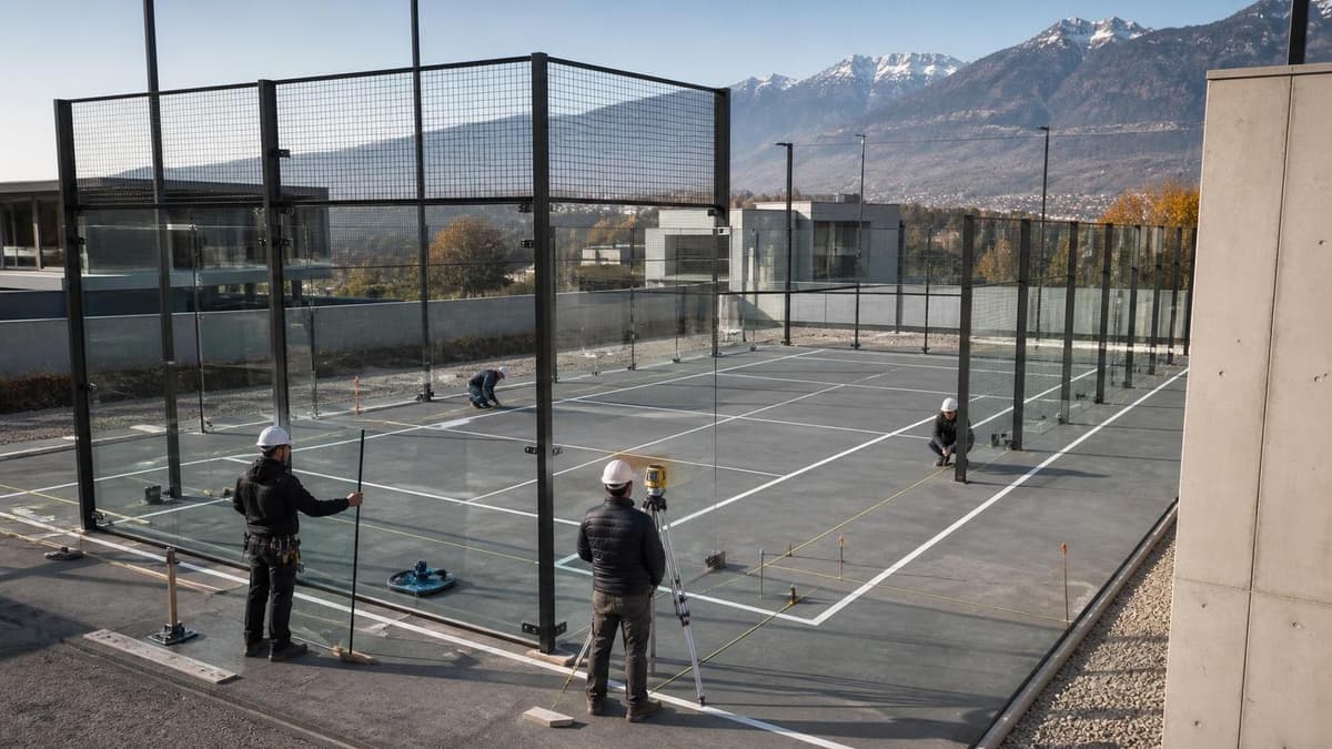 Les dimensions officielles d'un terrain de padel : la base de tout projet — Construire un terrain de padel : Dimensions officielles et étapes clés du projet