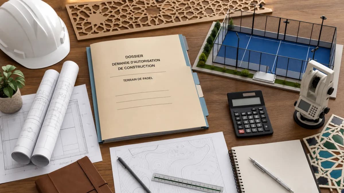 Dossier de demande d’autorisation de construction d’un terrain de padel